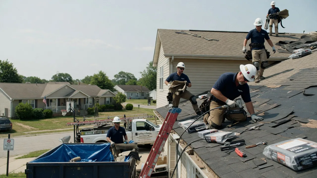 Roof Replacement in Kampsville, IL near me